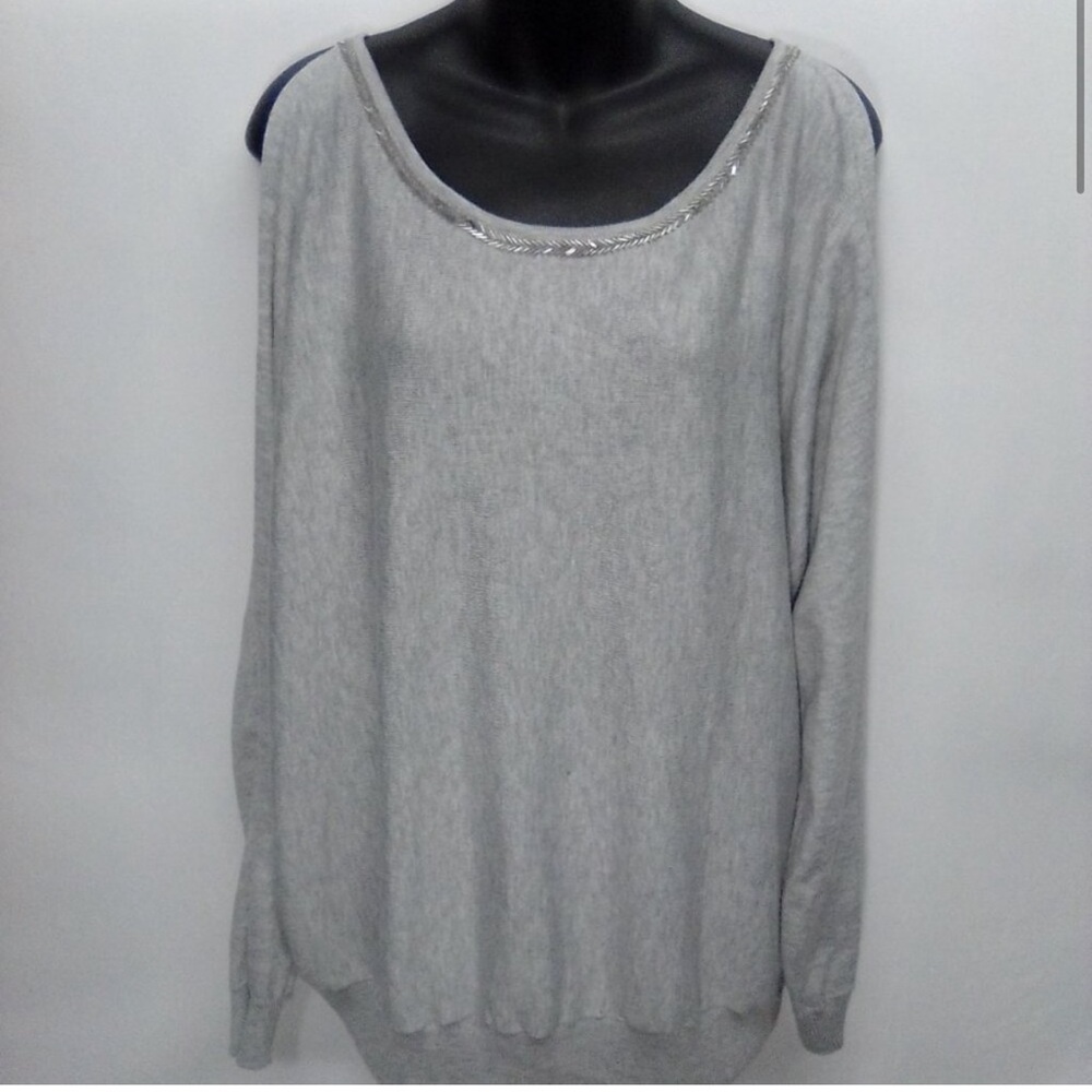 Lane Bryant Gray Long Sleeve Size 22/24